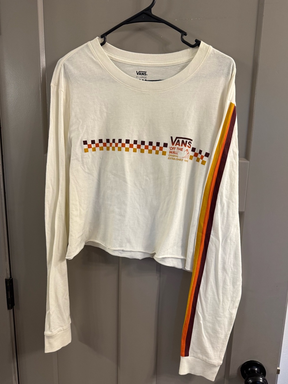 NWOT Vans Cropped Long-sleeve